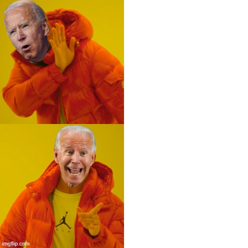 Joe Biden Drake Hotline Blank Meme Template