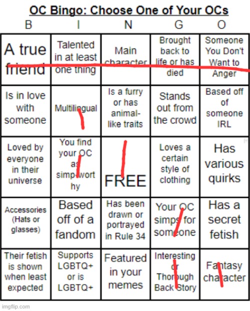 that is jack my fren | image tagged in jer-sama's oc bingo | made w/ Imgflip meme maker