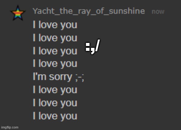 :,/ | made w/ Imgflip meme maker