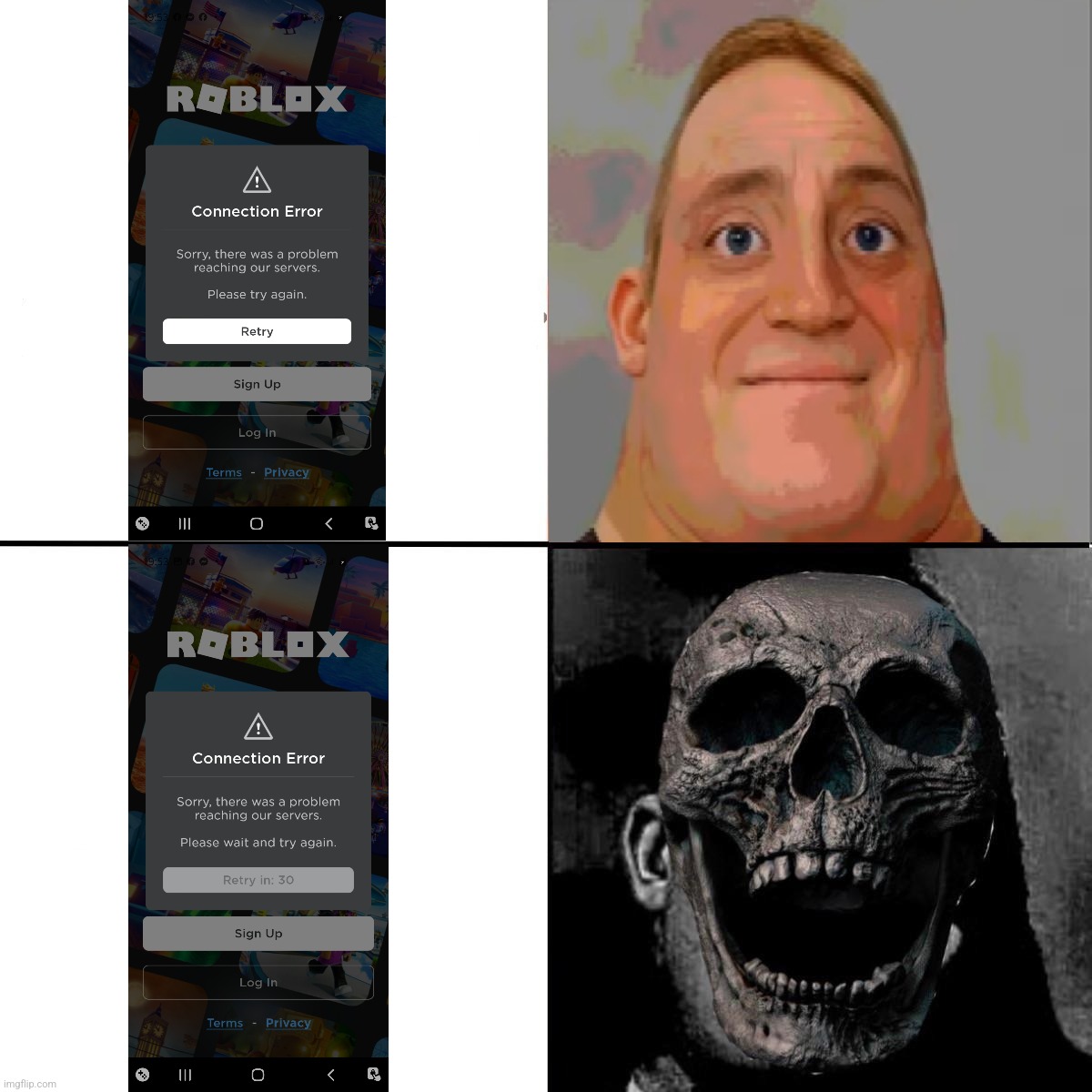 Meme about my new generic Roblox creepy face : r/bloxymemes