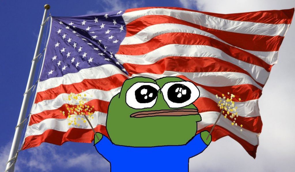 High Quality Pepe patriotic Blank Meme Template