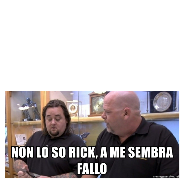 a me sembra falso Blank Meme Template