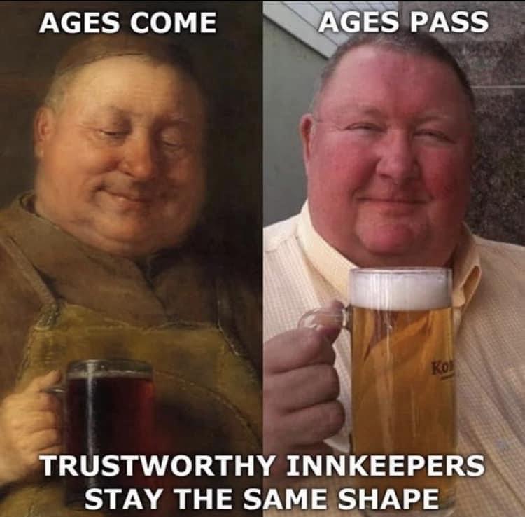 High Quality Trustworthy innkeepers Blank Meme Template