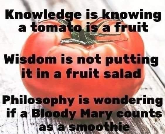 Tomato knowledge Blank Meme Template