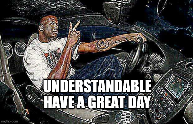 Understandable Have a Great Day but its Blank | UNDERSTANDABLE HAVE A GREAT DAY | image tagged in understandable have a great day but its blank | made w/ Imgflip meme maker