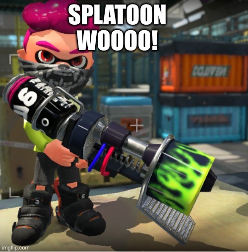 Bandit announcement template and Splatoon OC | SPLATOON WOOOO! | image tagged in bandit announcement template and splatoon oc | made w/ Imgflip meme maker
