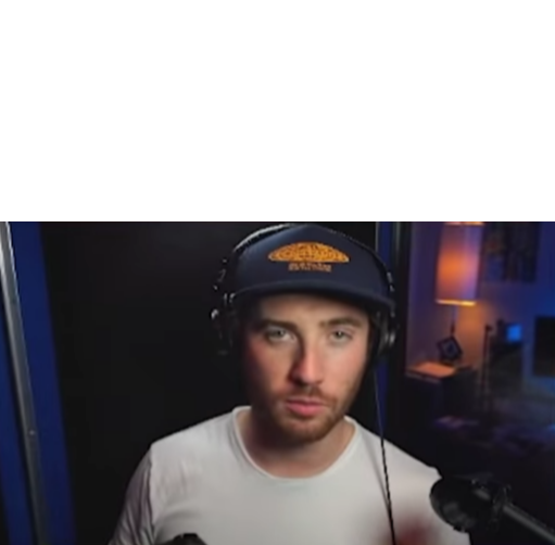 High Quality Hunter Peterson bruh face Blank Meme Template