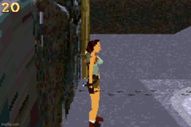 Lara Croft | image tagged in tomb raider gba version | made w/ Imgflip meme maker