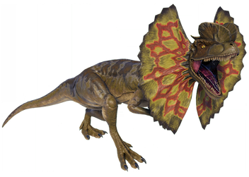 Dilophosaurus (Classic Design) Blank Meme Template