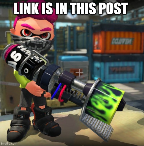 Bandit announcement template and Splatoon OC | LINK IS IN THIS POST | image tagged in bandit announcement template and splatoon oc | made w/ Imgflip meme maker