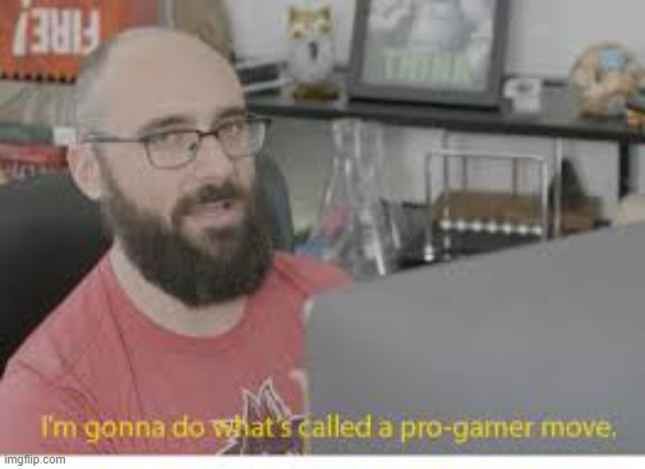 Pro gamer move | image tagged in pro gamer move | made w/ Imgflip meme maker