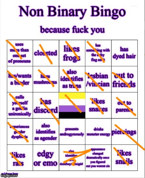 squiggy there because i experience demiboy sometimes | made w/ Imgflip meme maker