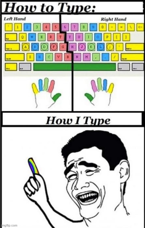 I type like that :D | image tagged in memes | made w/ Imgflip meme maker