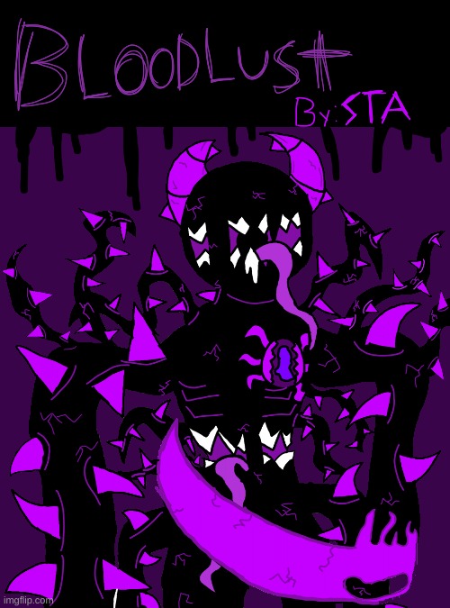 Bloodlust Album Cover | image tagged in bloodlust album cover | made w/ Imgflip meme maker
