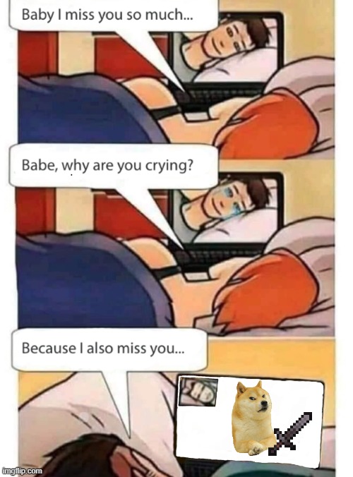 Minecraft where players with your friend | image tagged in babe why are you crying,memes | made w/ Imgflip meme maker