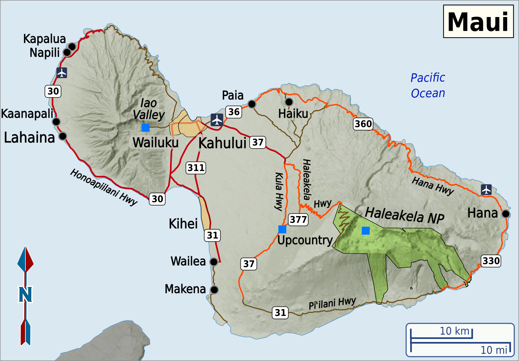 Map Of Maui Blank Template Imgflip 2524