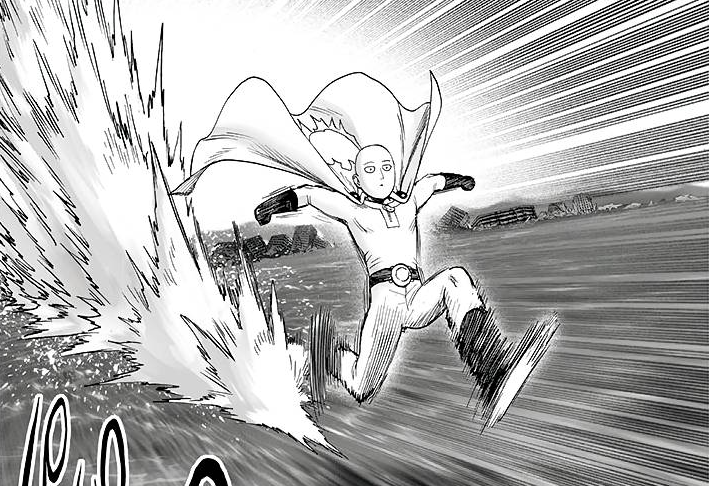 High Quality Saitama Running Blank Meme Template