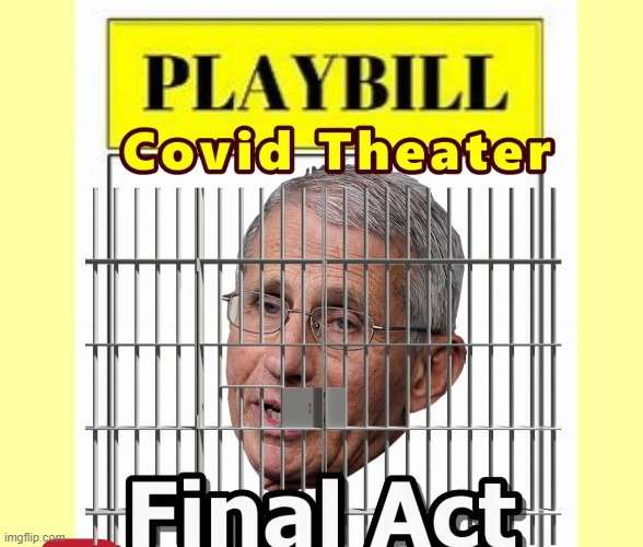 image tagged in fauci's final act | made w/ Imgflip meme maker