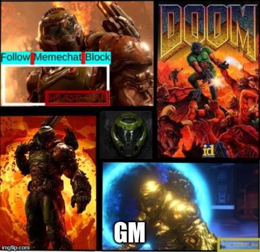 gm | GM | image tagged in slayer temp | made w/ Imgflip meme maker