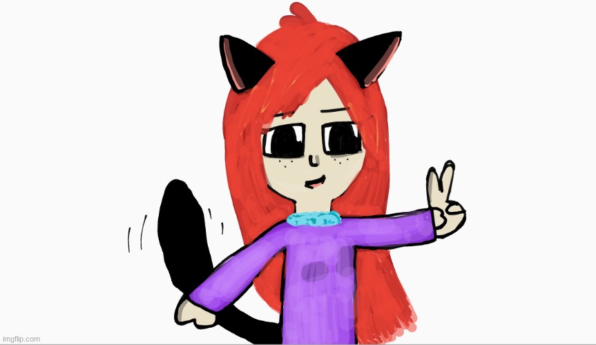 I redrew one of my friend's OCs, and I need opinions before I show it to her | image tagged in opinions,hello,drawing,how good is it,screeeeeee | made w/ Imgflip meme maker