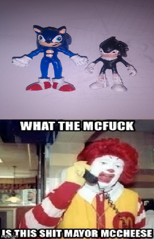 What the McFuck | image tagged in what the mcf,sonic,sonk,look at how they massacred my boy | made w/ Imgflip meme maker