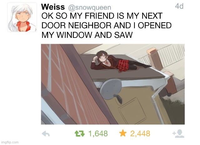Yeah that’s basically me | image tagged in rwby,anime,anime meme | made w/ Imgflip meme maker