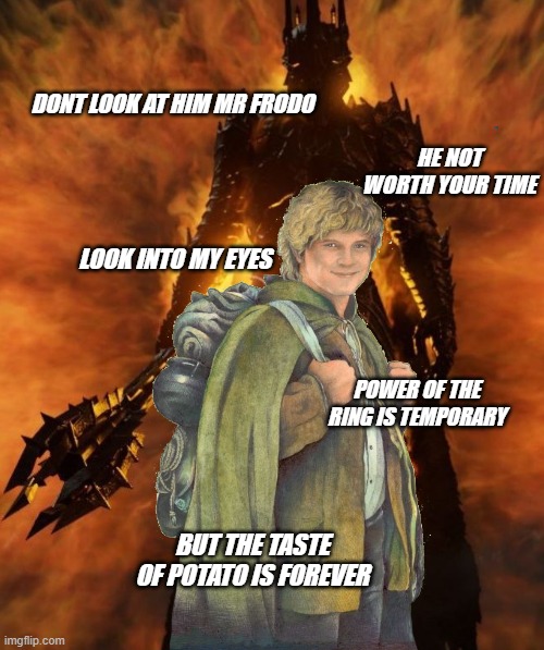 Focus On Me Mr Frodo Imgflip