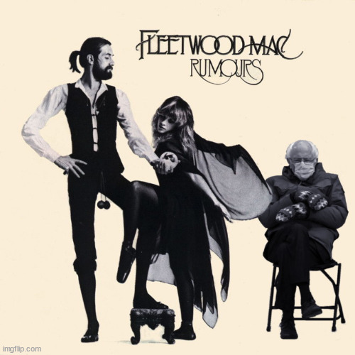 Bernie Sanders Fleetwood Mac | image tagged in bernie sanders fleetwood mac | made w/ Imgflip meme maker