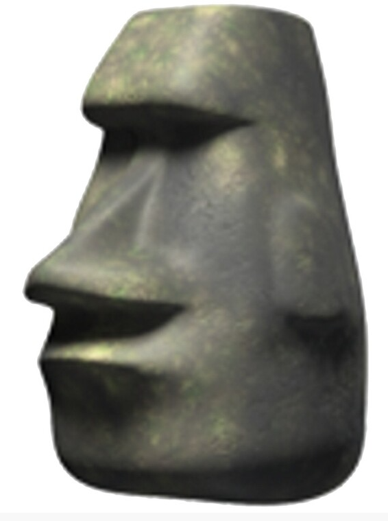 High Quality epic moai Blank Meme Template