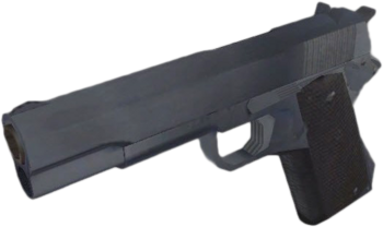 Dead Rising 1 pistol. Blank Meme Template