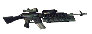 Dead Rising 1 Rifle. Blank Meme Template