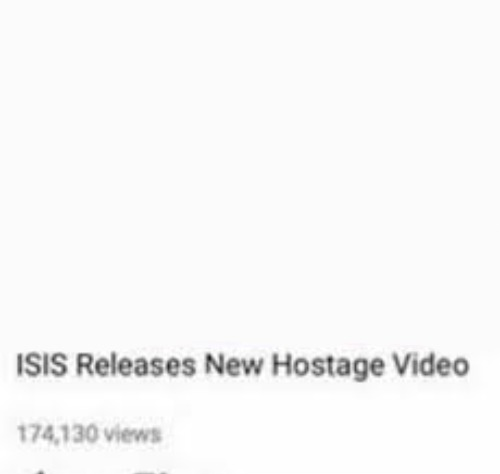 ISIS Releases New Hostage Video Blank Meme Template