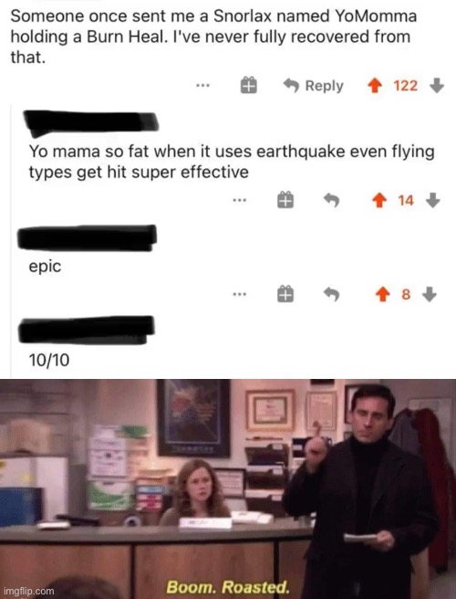 Boom, roasted | image tagged in boom roasted | made w/ Imgflip meme maker