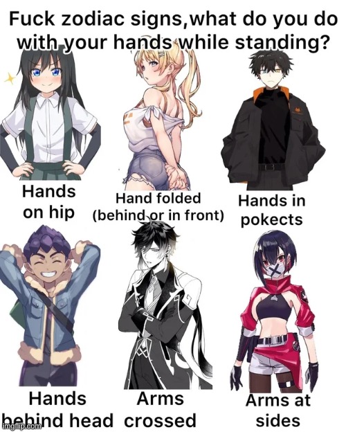 Pockets, I’m always wearing a sweater | image tagged in anime | made w/ Imgflip meme maker