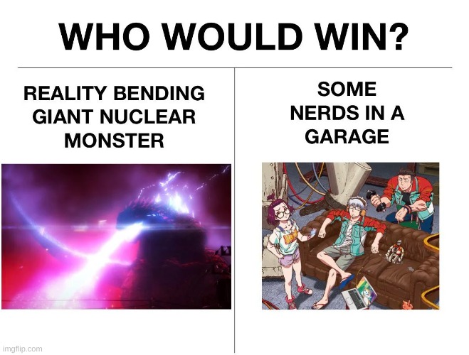 The nerds duh | image tagged in who would win | made w/ Imgflip meme maker