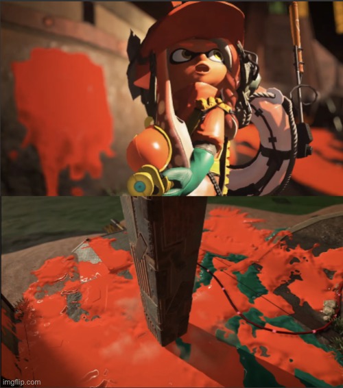 Splatoon 3 surprised Inkling | image tagged in splatoon 3 surprised inkling | made w/ Imgflip meme maker