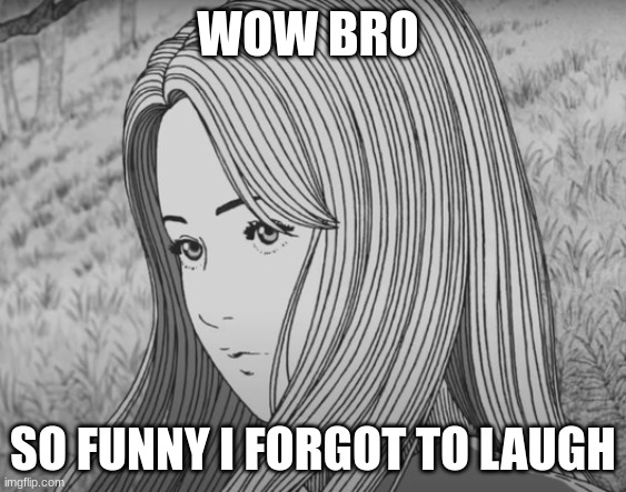 WOW BRO; SO FUNNY I FORGOT TO LAUGH | made w/ Imgflip meme maker