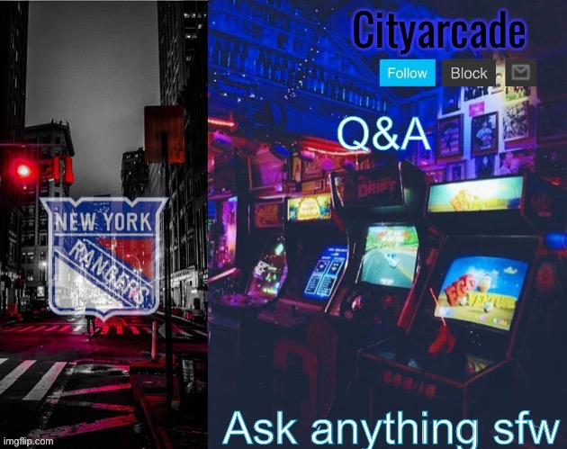 Cityarcade Rangers temp | Q&A; Ask anything sfw | image tagged in cityarcade rangers temp | made w/ Imgflip meme maker