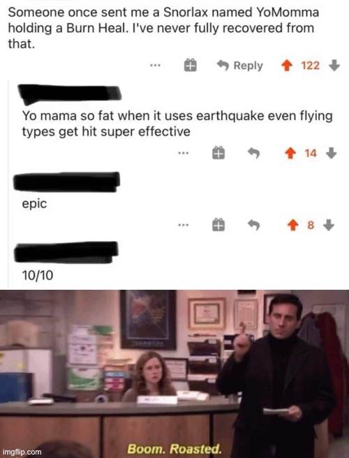 Boom roasted | image tagged in roasted | made w/ Imgflip meme maker