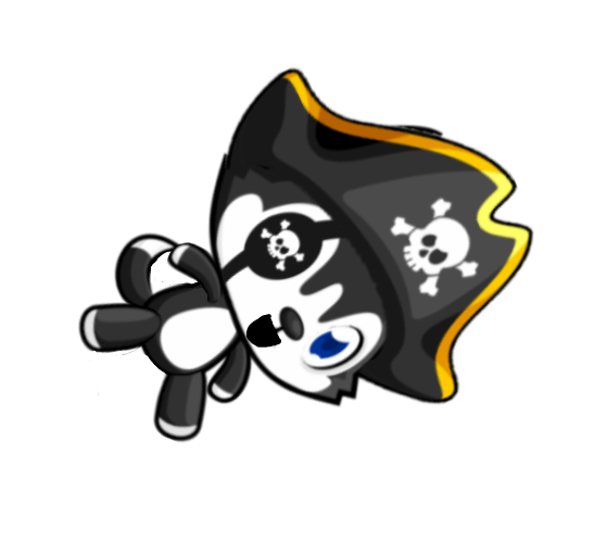 High Quality Pirate Husky dog 2 Blank Meme Template