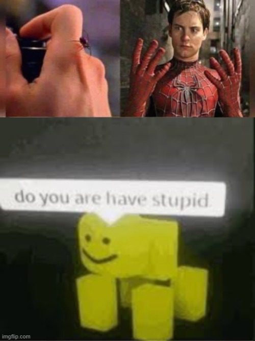 3 years old be like | image tagged in do you are have stupid,spiderman | made w/ Imgflip meme maker