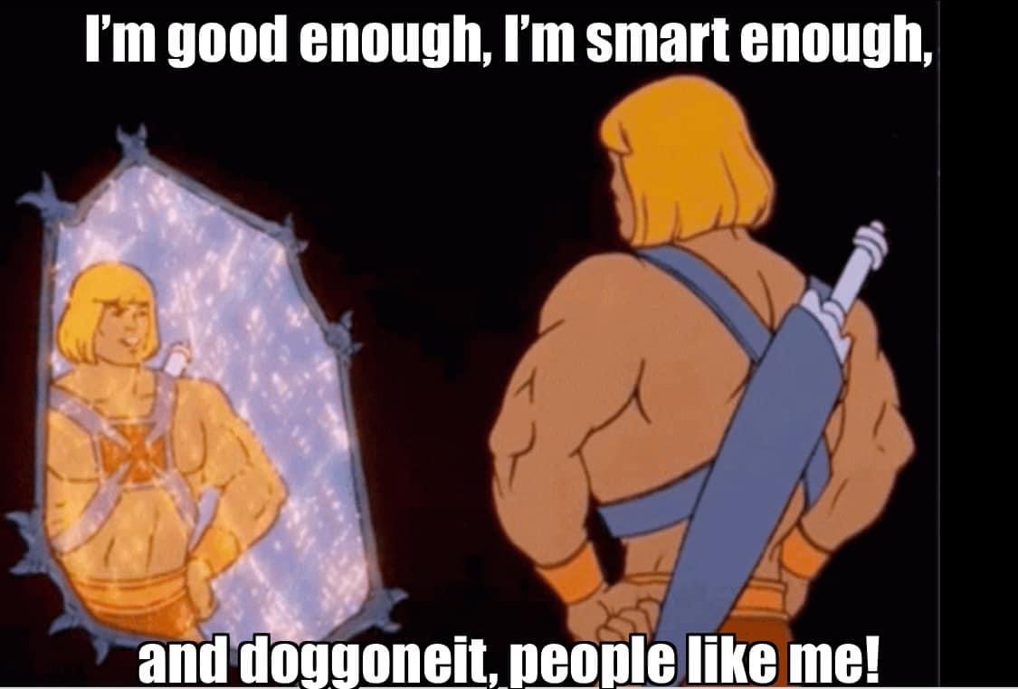 High Quality He-Man motivational Blank Meme Template
