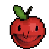 High Quality Smiling Apple Blank Meme Template