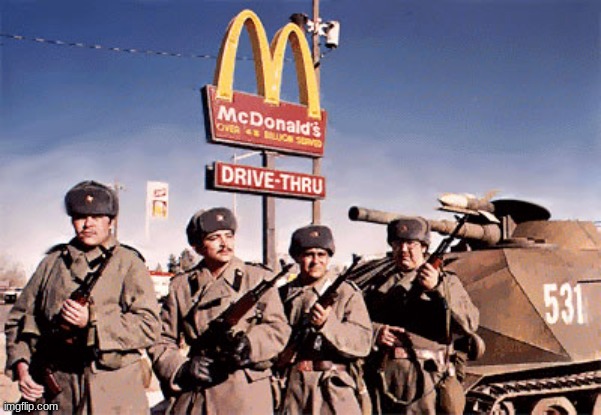 McArmy anyone? | made w/ Imgflip meme maker