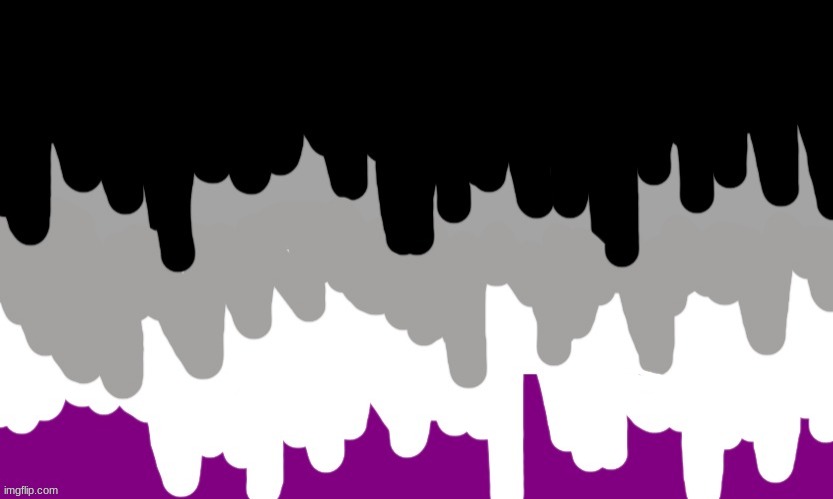 doing drippy-things to lgbt flags day 3/4: asexual ! | made w/ Imgflip meme maker