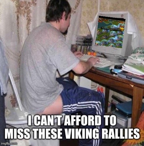 Need those Vikings | image tagged in memes,vikings,rally | made w/ Imgflip meme maker