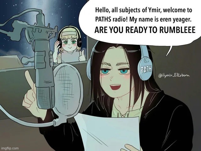 Get ready to rumbleeeee | image tagged in anime | made w/ Imgflip meme maker