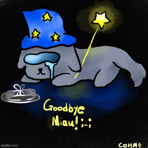 I was too late to post it in Fandom, but this is for Miau ;-; | made w/ Imgflip meme maker