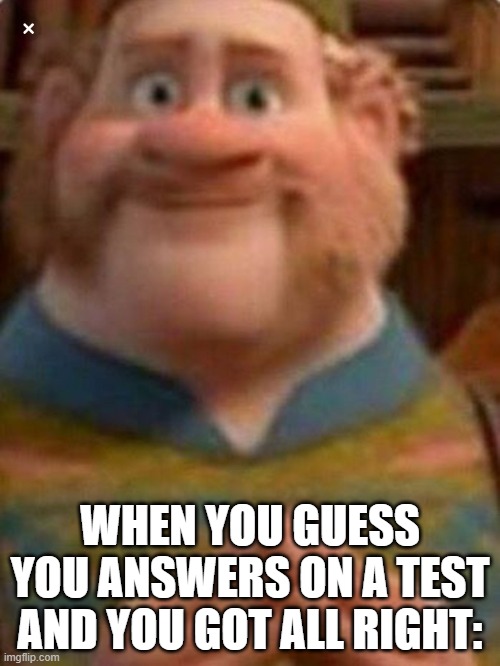 Yep?...I just did dat?? | WHEN YOU GUESS YOU ANSWERS ON A TEST AND YOU GOT ALL RIGHT: | image tagged in i agree | made w/ Imgflip meme maker