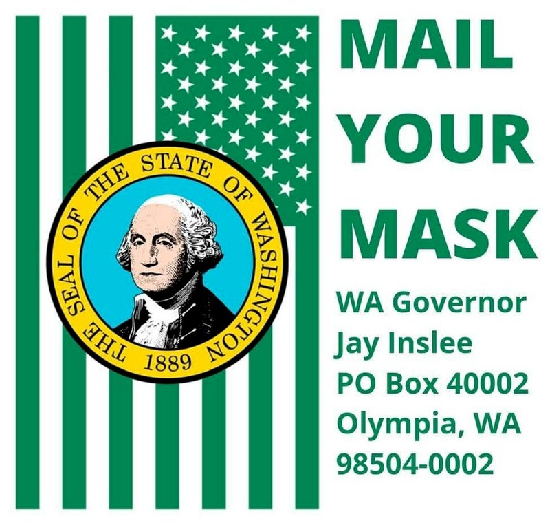 Mail Your Mask to Washington Governor Jay Inslee & Tell Him You Wiped Your Ass With It! | image tagged in jay inslee,tyrant,face mask,fuck your mask,covidiots,plandemic | made w/ Imgflip meme maker